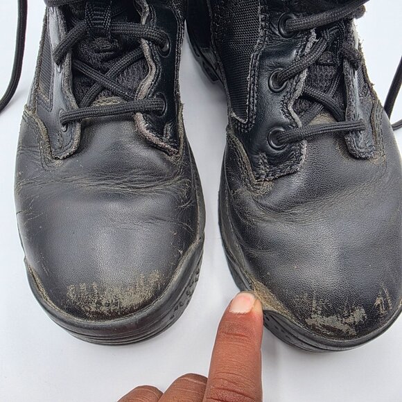 5.11 Tactical ATAC 2.0 6" Side Zip Boot Womens Size 6 Black Casual Walking Work - Picture 8 of 13